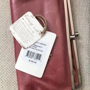 Hobo pink genuine leather Lauren Vintage wallet